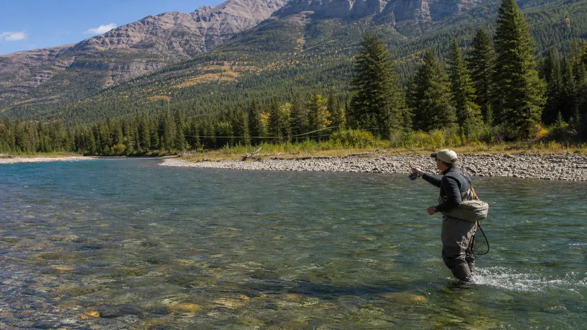 Fishing Destinations waterway guide illustration