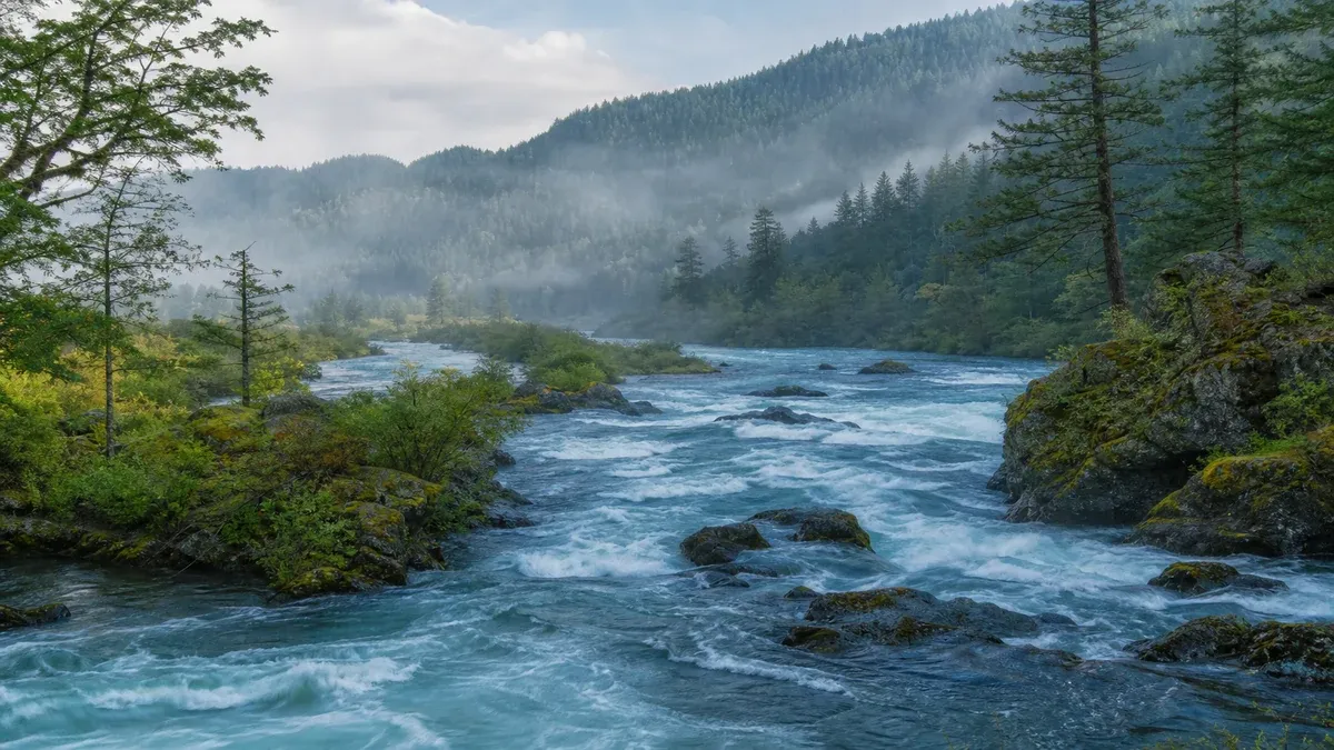 Scenic Rivers waterway guide illustration
